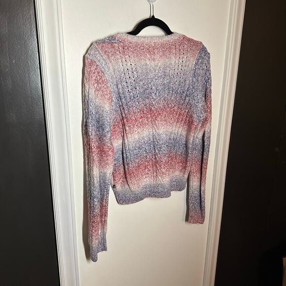 Scotch & Soda Amsterdam Women's Space Dye Ombre Stripe Sweater Size Medium - Picture 12 of 15